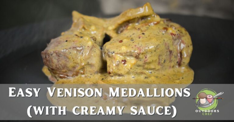 Easy Venison Medallions (with creamy sauce)
