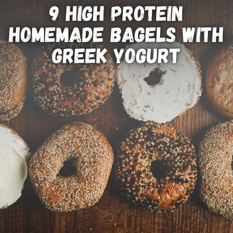 9 High Protein Homemade Bagels with Greek Yogurt